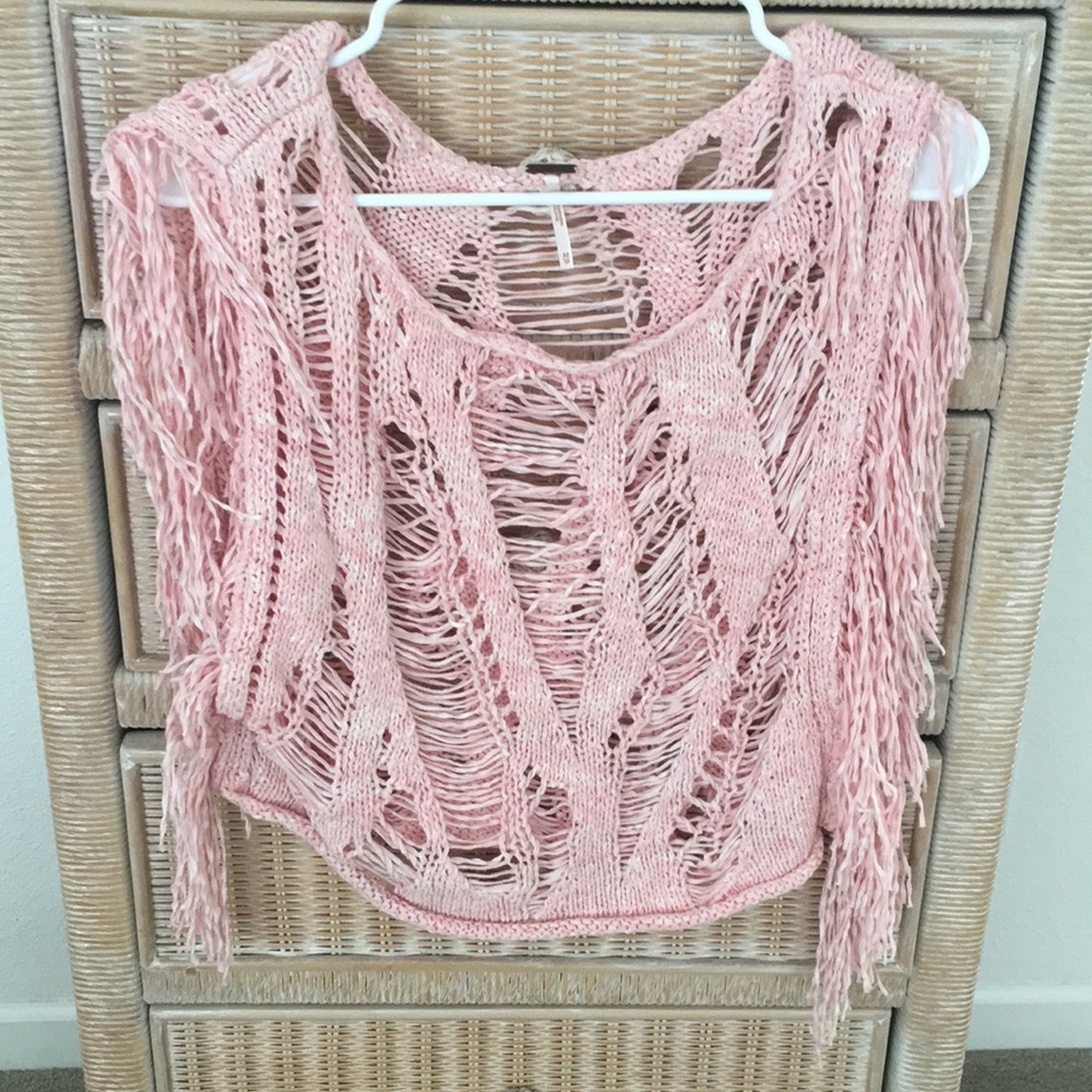 Free People Fringe Top